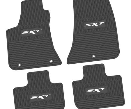 FlexTread 11-23 Dodge Charger RWD Floor Mats (4pc) w/ SXT Logo - Black / NGCV55029