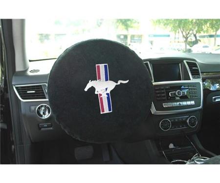 Seat Armour Mustang Steering Wheel Cover, Black SWA100MUSB