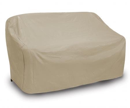 PCI Dura-Gard Oversized Three Seat Wicker Sofa Cover, Tan, 87W x 41D x 41H in., 1124-TN