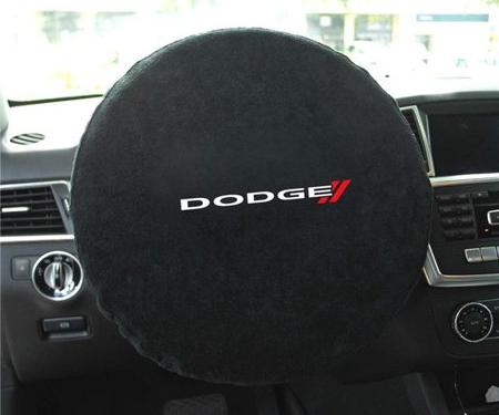 Seat Armour Dodge Steering Wheel Cover, Black SWA100DODB