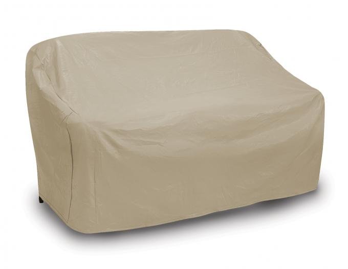 PCI Dura-Gard Oversized Three Seat Wicker Sofa Cover, Tan, 87W x 41D x 41H in., 1124-TN