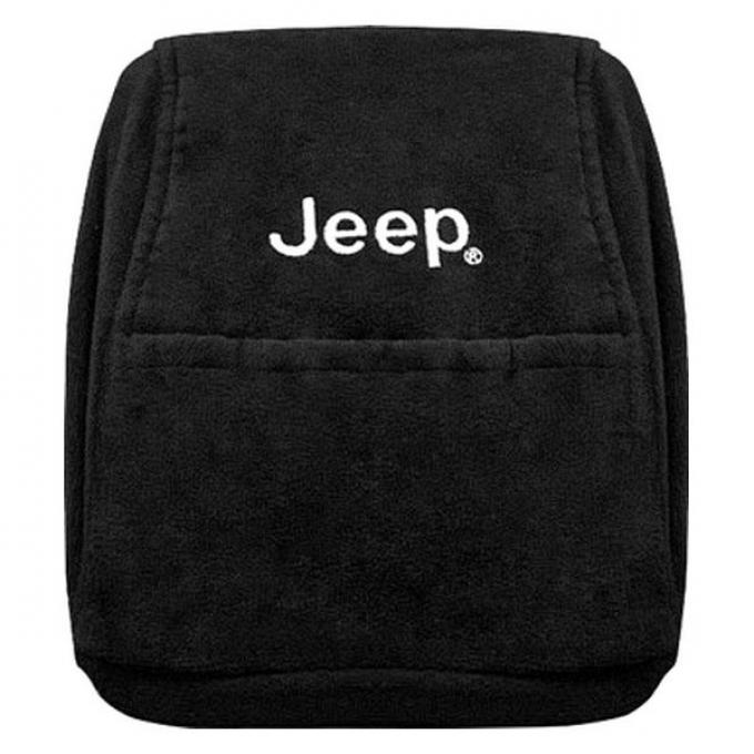 Seat Armour Jeep Wrangler 2007-2010,  Only,  Konsole Cover™ with Pocket, Black, KAJWB07-10