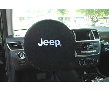 Seat Armour Jeep Steering Wheel Cover, Black SWA100JEPB