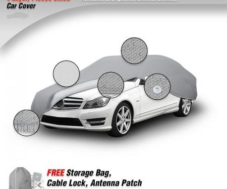 FORD MUSTANG Elite Supreme Fleece Lined Car Cover, Gray, 1964-2004