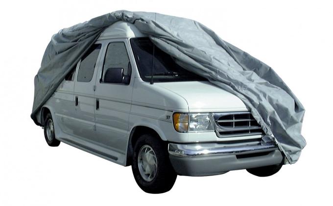 Adco Covers 12220, RV Cover, SFS AquaShed (R), For Class B Motorhomes, Fits Up To 21 Foot Length Vans With 24 Inch Bubble Roof Top, 260 Inch Length x 84 Inch Width x 84 Inch Height, Moderate Weather Protection, Breathable/ Resists High Humidity And UV Rays