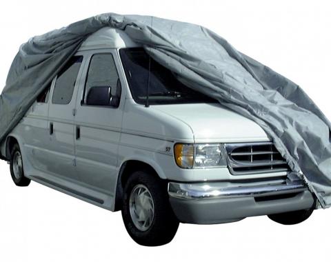 Adco Covers 12230, RV Cover, SFS AquaShed (R), For Class B Motorhomes, Fits Up To 21 Foot Length Vans With 36 Inch Bubble Roof Top, 260 Inch Length x 84 Inch Width x 96 Inch Height, Moderate Weather Protection, Breathable/ Resists High Humidity And UV Rays