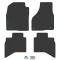 FlexTread 12-18 Dodge Ram 1500 Quad Cab/19-24 Dodge Ram 1500 Classic Quad Cab (4 pc) w/ Laramie Logo NGTT12056