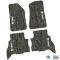FlexTread 21-24 Jeep 4xe Floor Mats (4pc) w/ JEEP Wave Logo NGTT46052