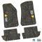 FlexTread 18-24 Jeep Wrangler JL 2Dr Floor Mats (4pc) w/ It's a JEEP Thing Logo NGTT47050