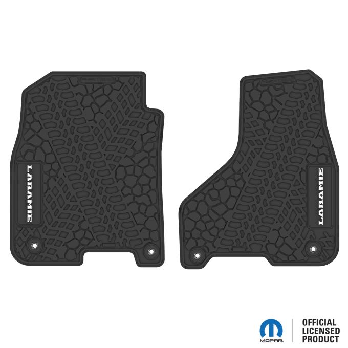 FlexTread 12-18 RAM 2500/3500 Floor Mats (2pc) w/ Laramie Logo NGTT13056
