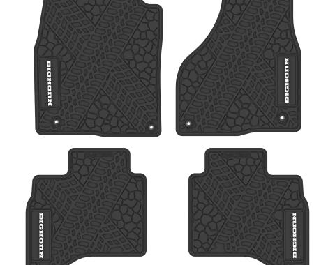 FlexTread 12-18 Dodge Ram 1500 Quad Cab/19-24 Dodge Ram 1500 Classic Quad Cab (4 pc) w/ Bighorn Logo NGTT12018