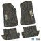 FlexTread 18-24 Jeep Wrangler JL 2Dr Floor Mats (4pc) w/ Get Ducked Logo NGTT47054