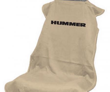 Seat Armour Hummer Seat Towel, Tan with Logo SA100HUMT