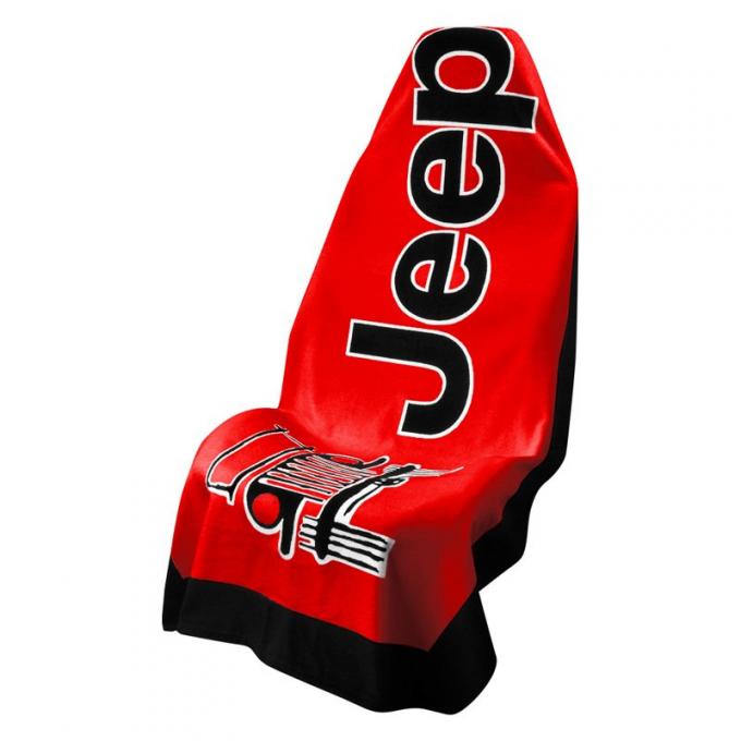 Seat Armour, Universal Towel2Go Jeep, Red  T2G100R