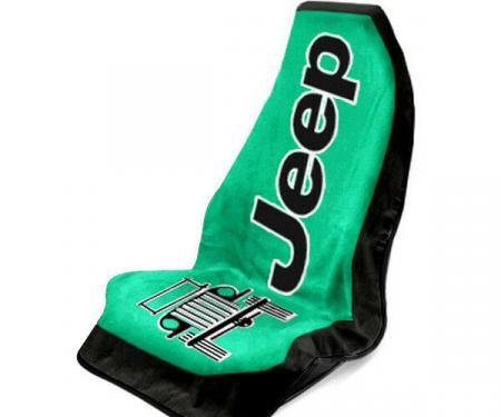 Seat Armour, Universal Towel2Go Jeep, Green T2G100G