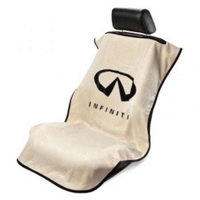 Seat Armour Infiniti Seat Towel, Tan with Logo SA100INFT