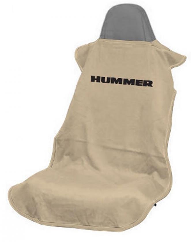 Seat Armour Hummer Seat Towel, Tan with Logo SA100HUMT