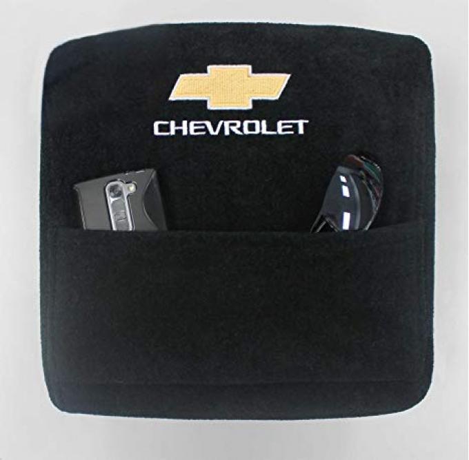 Seat Armour Chevrolet, Jump Seat, 2014-2017,  Konsole Cover™ with Pocket, Black, KACHVJS14-17