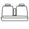 Covercraft 1984-1988 Toyota Pickup Precision Fit Leatherette Front Row Seat Covers GTT724LTBK