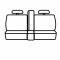 Covercraft 2011-2014 Ford F-150 Precision Fit Endura Front Row Seat Covers GTF558ABENCB