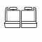 Covercraft Precision Fit Endura Third Row Seat Covers GTC1125ENRB