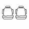 Covercraft Precision Fit Endura Second Row Seat Covers GTD1261ENSC