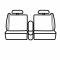 Covercraft Precision Fit Leatherette Front Row Seat Covers GTC987LTLG