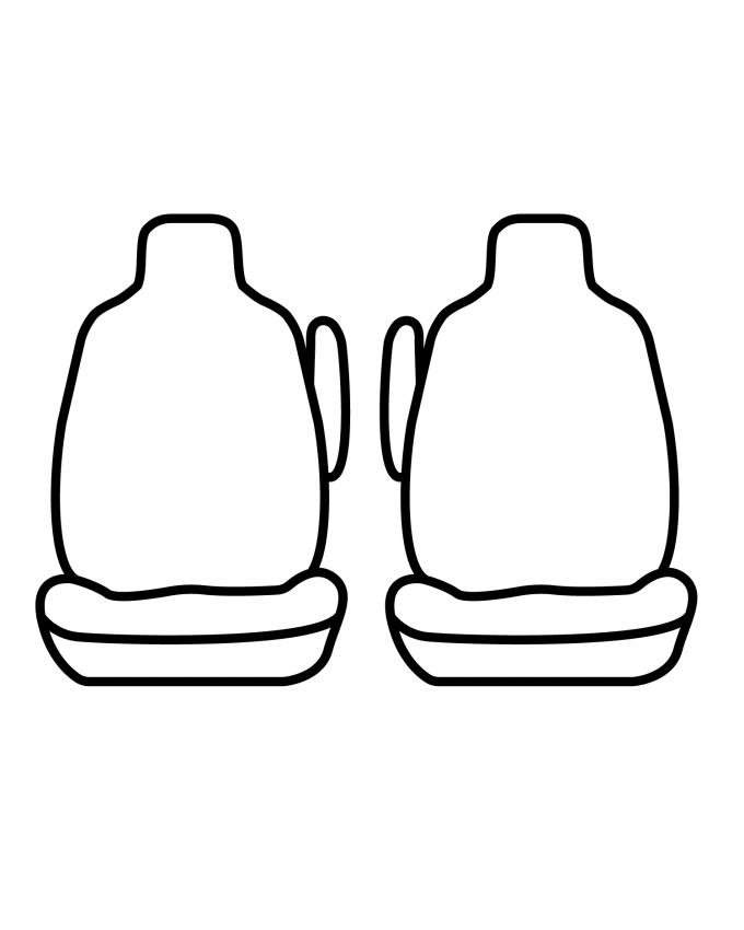 Covercraft SeatSaver Custom Seat Cover, Waterproof Taupe SS2463WFTP