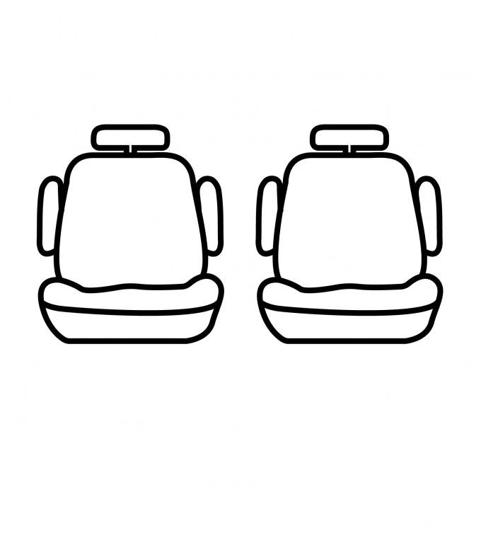 Covercraft 2021-2024 Toyota Sienna SeatSaver Custom Seat Cover, Waterproof Grey SS8532WFGY