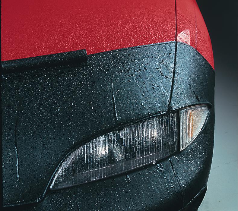 Vinyl, Black Lebra Covercraft Custom Fit Front End Cover for Volkswagen Routan 