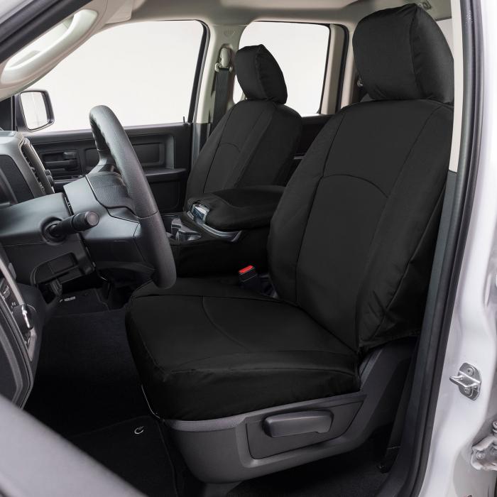 Covercraft 2018 2021 Toyota Tacoma Precision Fit Endura Front Row Seat Covers Gtt1116abenbk - Toyota Tacoma Leather Seat Covers 2018