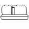Covercraft Precision Fit Endura Second Row Seat Covers GTC1232ENTB