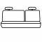 Covercraft 2007-2010 Toyota Tundra Precision Fit Endura Second Row Seat Covers GTT976ENSC