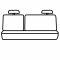 Covercraft 2012-2013 Kia Rio Precision Fit Leatherette Second Row Seat Covers GTK106LTSN