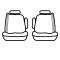 Covercraft Precision Fit Leatherette Front Row Seat Covers GTF82LTLG