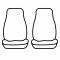 Covercraft Precision Fit Endura Front Row Seat Covers GTC941ENTB