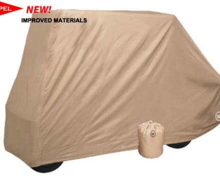 Greenline 2 Passenger Converted Golf Cart Cover, Flip Down or Rear Seat | Tan