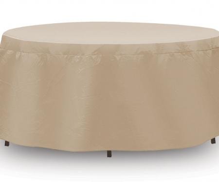 PCI Dura-Gard Round Table Cover, Tan, 60.5" Table, 60.5W x 60.5D x 20H in., 1132-TN