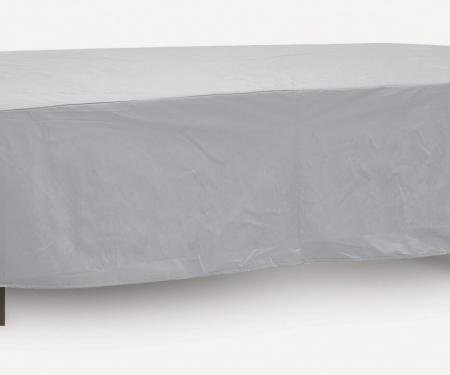 PCI Dura-Gard Oval/Rectangular Table Cover, Gray, 60"- 66" Table, 66W x 48D x 20H in., 1152