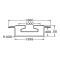 Race Ramps VersaTie Recess-Mounted Track with Flanged Edge (Series 4) 240012