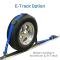 Race Ramps 2 x 10 Tire Block Strap Pack with E-Track Ends - Black 511002