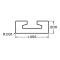 Race Ramps 8 VersaTie Recess-Mounted Track with Square Edge (Series 2) 220096