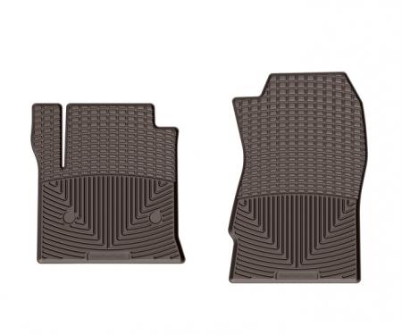 Weathertech W172CO, Floor Mat, All Weather, Direct-Fit, Deeply Sculpted Channels, Cocoa, Rubber, 2 Piece