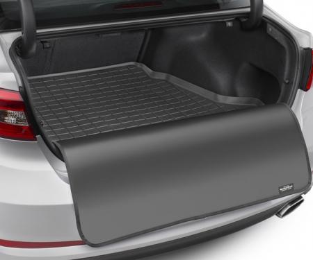 Weathertech 40484SK, Cargo Area Liner, Raised Edges, Black, Custom Blended TPO (Thermopolyolefin), Non-Skid, To Back Of 2nd Seat, With Bumper Protector