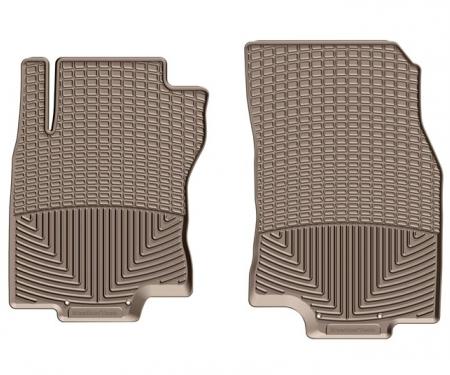 Weathertech W412TN, Floor Mat, All Weather, Direct-Fit, Deeply Sculpted Channels, Tan, Rubber, 2 Piece