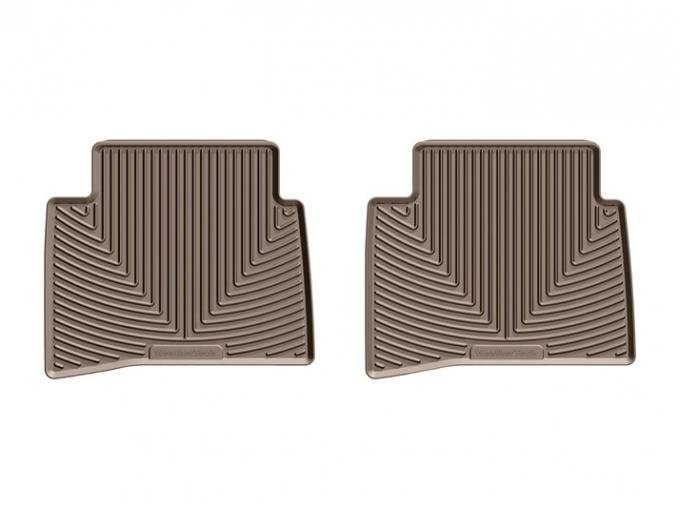 Weathertech W401TN, Floor Mat, All Weather, Direct-Fit, Deeply Sculpted Channels, Tan, Rubber, 2 Piece