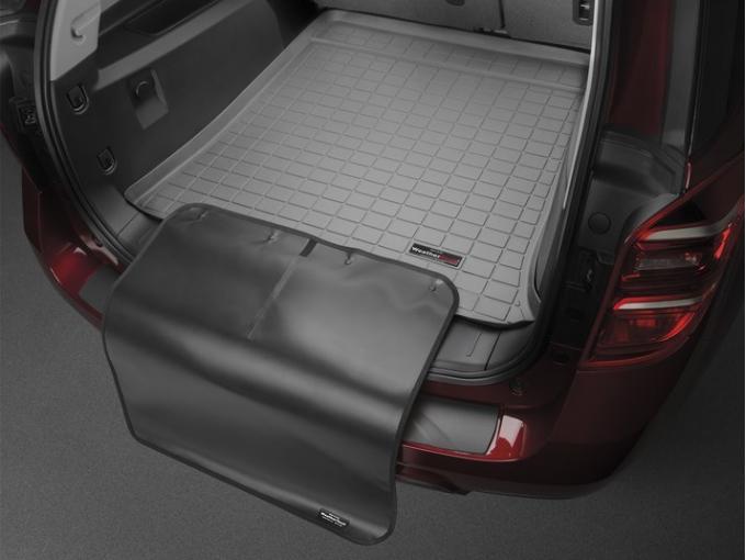 Weathertech 421073SK, Cargo Area Liner, Raised Edges, Gray, Custom Blended TPO (Thermopolyolefin), Non-Skid, With Bumper Protector
