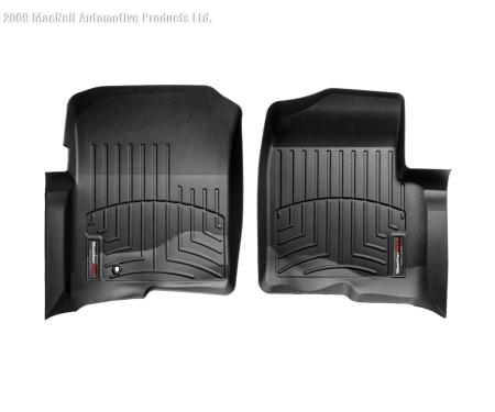 Weathertech 4414361, Floor Liner, DigitalFit (R), Molded Fit, Raised Channels With A Lower Reservoir, Black, High-Density Tri-Extruded Material, 2 Piece
