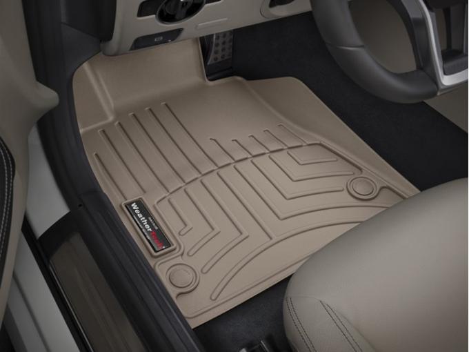 Weathertech 4512531, Floor Liner, DigitalFit (R), Molded Fit, Raised Channels With A Lower Reservoir, Tan, High-Density Tri-Extruded Material, 1 Piece