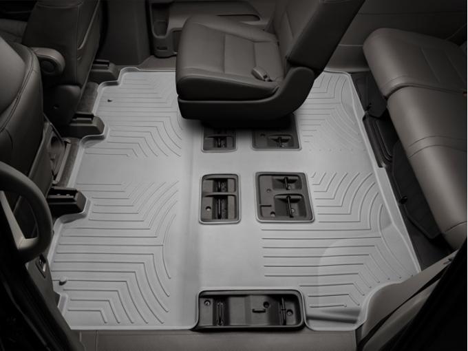 Weathertech 4612282, Floor Liner, DigitalFit (R), Molded Fit, Raised Channels With A Lower Reservoir, Gray, High-Density Tri-Extruded Material, 1 Piece
